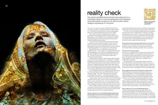 Interview Feature For Legend Magazine