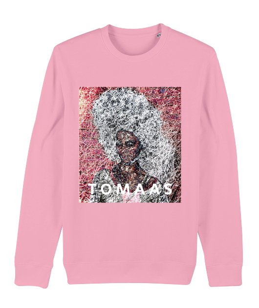 Shop beautiful Sweatshirt contemporary artist TOMAAS The Official Store Paris Art Streetwear Fashion sustainable apparel Men Women Clothing orders free shipping 100% assured satisfaction brand collection cool wearable art designs surreal prints