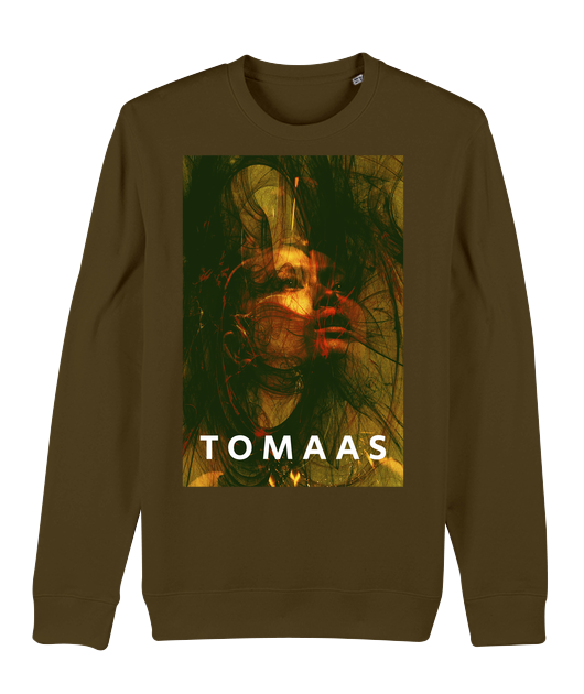 Shop beautiful Sweatshirt contemporary artist TOMAAS The Official Store Paris Art Streetwear Fashion sustainable apparel Men Women Clothing orders free shipping 100% assured satisfaction brand collection cool wearable art designs surreal prints