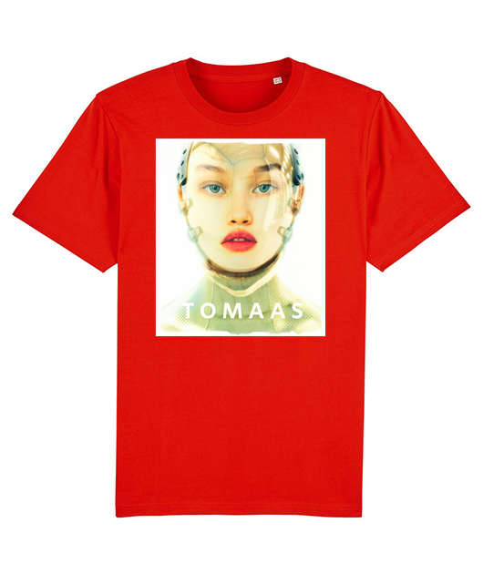 Iconic TOMAAS Artwork T-shirt - Almost Human - 2022 New B Edition - Tee unisexe bio Premium
