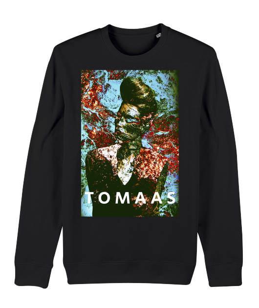 Shop beautiful Sweatshirt contemporary artist TOMAAS The Official Store Paris Art Streetwear Fashion sustainable apparel Men Women Clothing orders free shipping 100% assured satisfaction brand collection cool wearable art designs surreal prints
