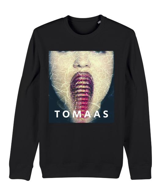 Shop beautiful Sweatshirt contemporary artist TOMAAS The Official Store Paris Art Streetwear Fashion sustainable apparel Men Women Clothing orders free shipping 100% assured satisfaction brand collection cool wearable art designs surreal prints