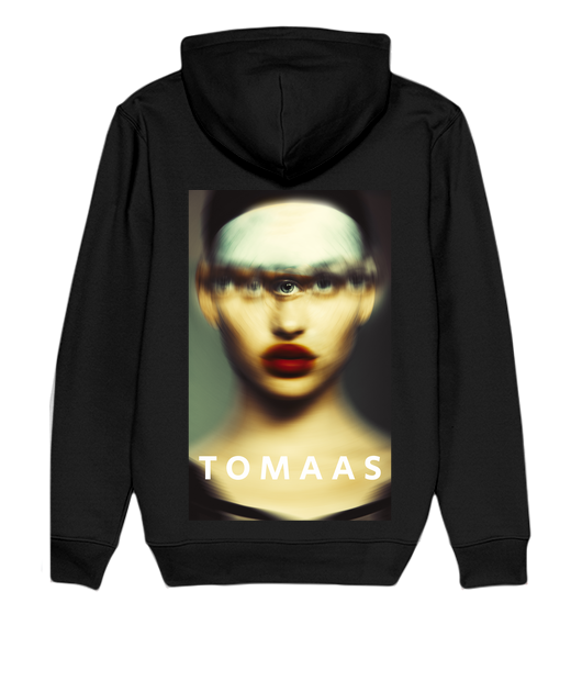 Shop beautiful Hoodie contemporary artist TOMAAS The Official Store Paris Art Streetwear Fashion sustainable apparel Men Women Clothing orders free shipping 100% assured satisfaction brand collection cool wearable art designs surreal prints