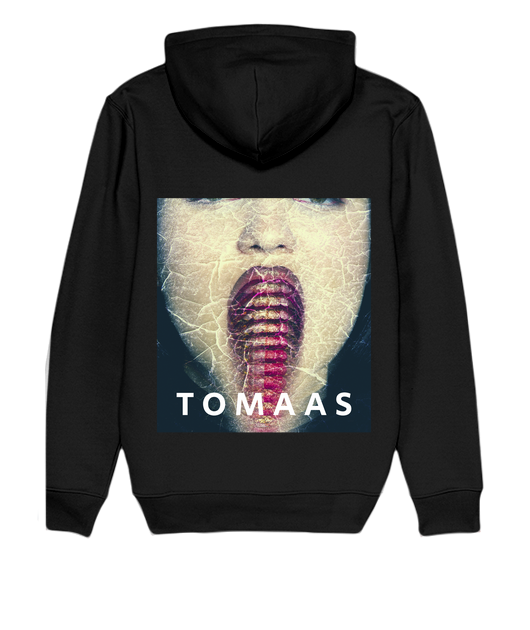 Shop beautiful Hoodie contemporary artist TOMAAS The Official Store Paris Art Streetwear Fashion sustainable apparel Men Women Clothing orders free shipping 100% assured satisfaction brand collection cool wearable art designs surreal prints