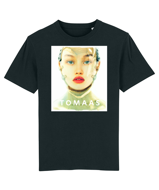 Iconic TOMAAS Artwork T-shirt - Almost Human - 2022 New B Edition - Tee unisexe bio Premium
