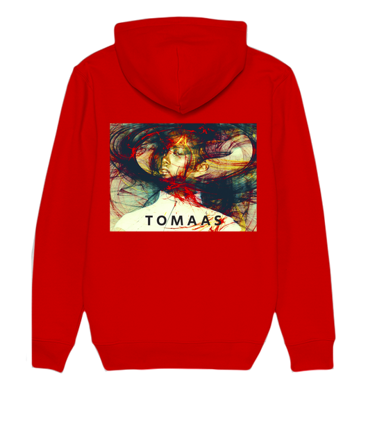 Shop beautiful Hoodie contemporary artist TOMAAS The Official Store Paris Art Streetwear Fashion sustainable apparel Men Women Clothing orders free shipping 100% assured satisfaction brand collection cool wearable art designs surreal prints